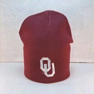 NCAA Oklahoma Sooners Collegiate Non Cuffed Beanie Winter Hat